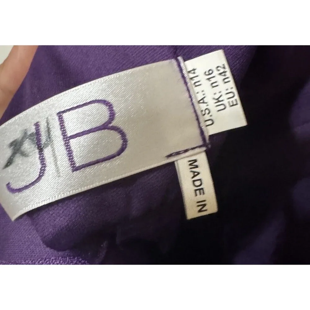 Chic GB Purple Charlotte Chiffon Maxi Dress Sz14 Wedding Party‎ Boho Sweet Cute